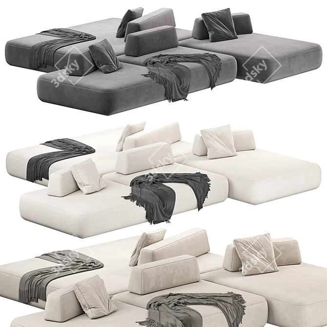 Modern Tommy Sofa 2015 Edition 3D model image 3