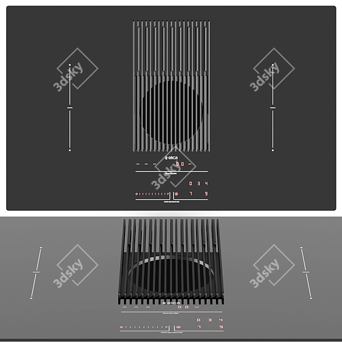  Elica Libra Hob with Extractor 3D model image 6