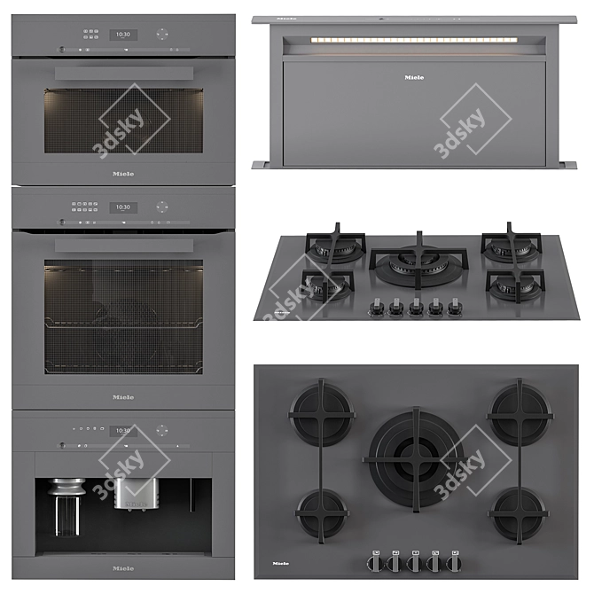 Miele Kitchen Appliance: Efficient and Stylish 3D model image 4