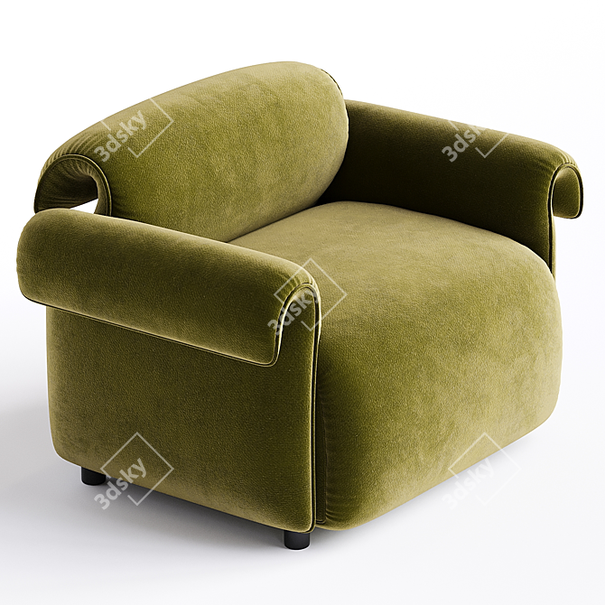 Modern ARINA Armchair: Corona Render 3D model image 2