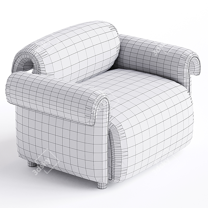 Modern ARINA Armchair: Corona Render 3D model image 3