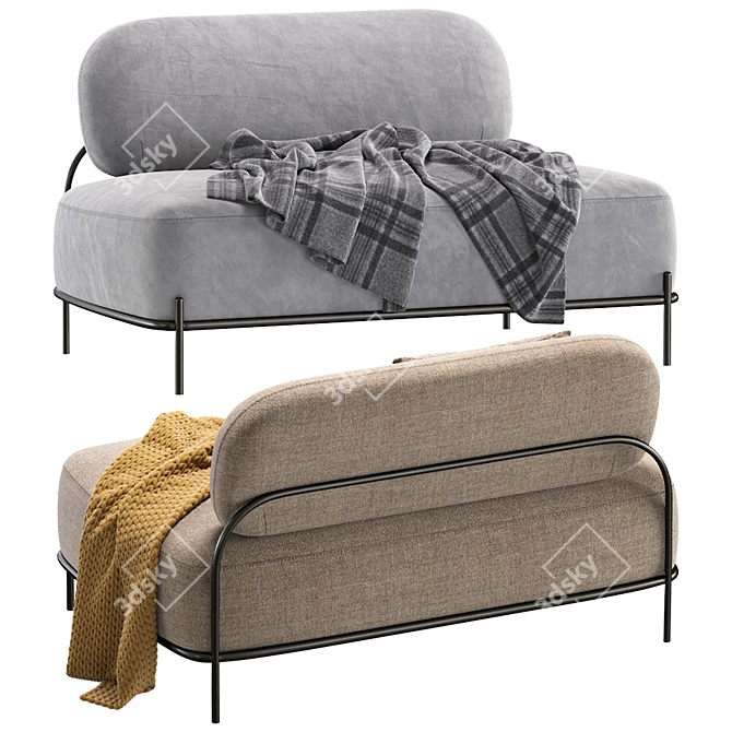 Pink Sofa Gawaii - 2013 Model 3D model image 4