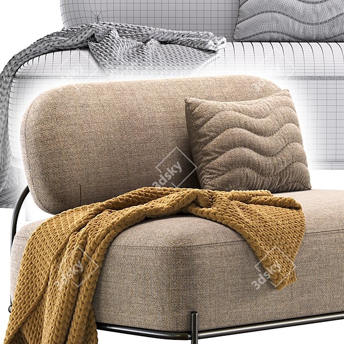 Pink Sofa Gawaii - 2013 Model 3D model image 7
