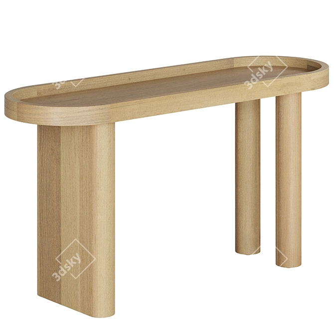 Schwell Console Table - Bucolic Chic 3D model image 7