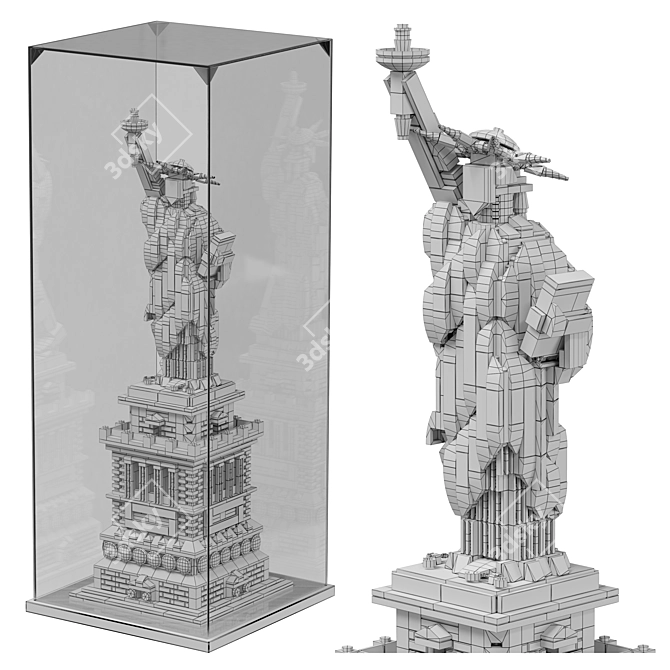  LEGO Architecture Statue of Liberty 3D model image 6