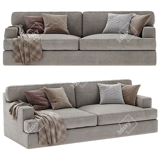 Meridiani James Sofa, Spacious Design 3D model image 2