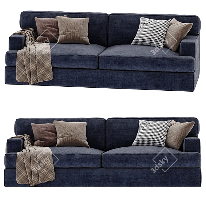 Meridiani James Sofa, Spacious Design 3D model image 3