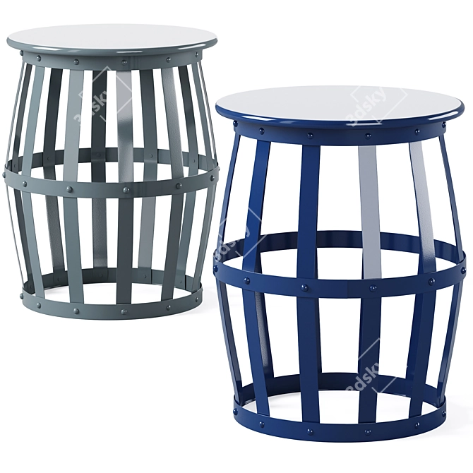 Safavieh Rinaldo Side Table 19 3D model image 1