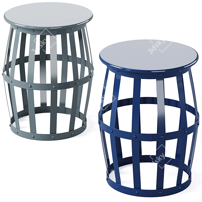 Safavieh Rinaldo Side Table 19 3D model image 2
