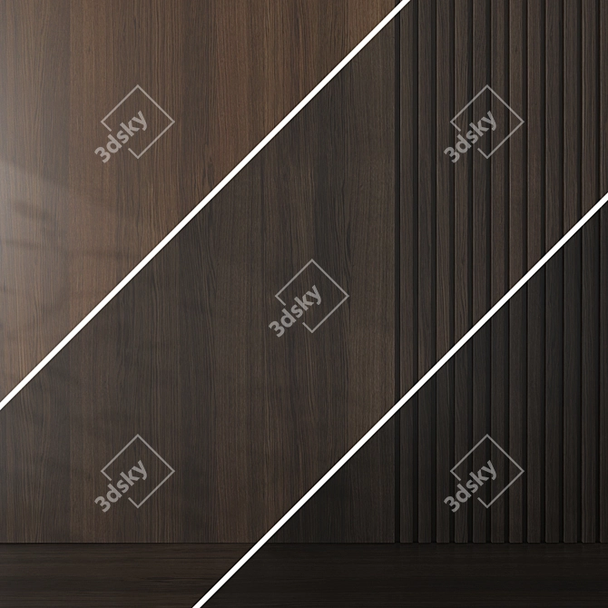 Seamless Oak Textures Pack 081 3D model image 5