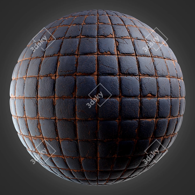 Procedural Brick Texture Collection 3D model image 2