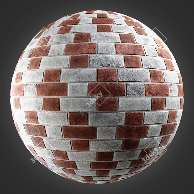 Procedural Brick Texture Collection 3D model image 3
