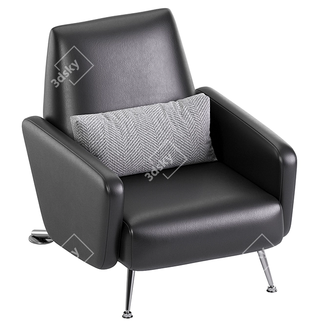 Modern Chic S.K. Armchair by Andrea Bonini 3D model image 1