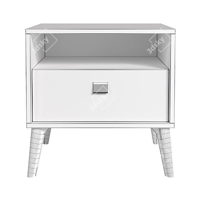 Modern Mayer Nightstand - Sleek Design 3D model image 3