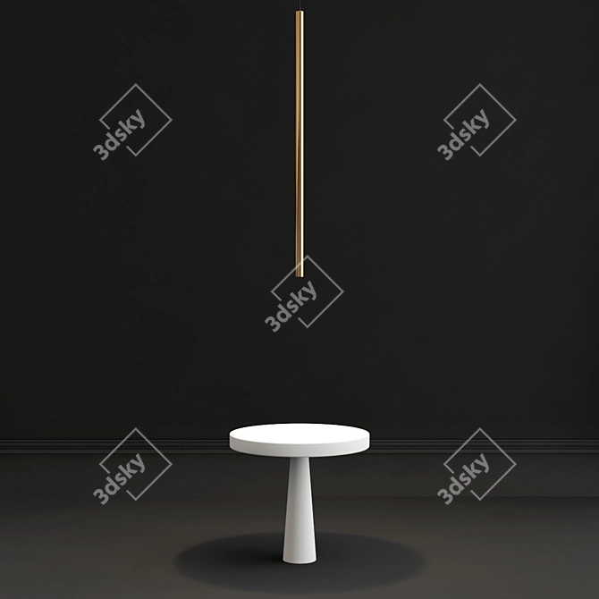 Modern Suspension Lighting Options 3D model image 3