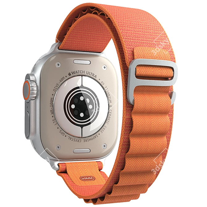 Apple Watch Series 8 3dsMax 3D model image 4