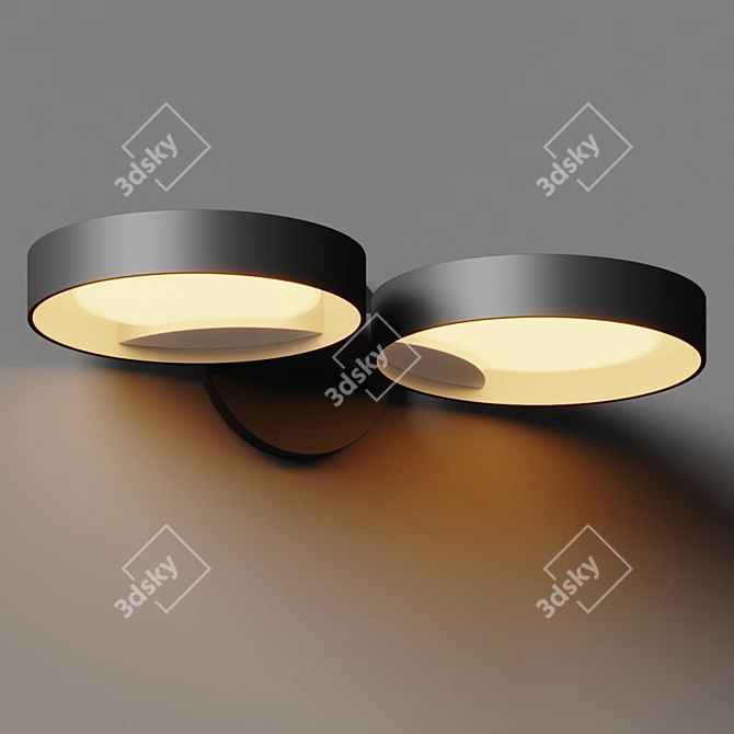 Sonneman LED Wall Sconce Guide 3D model image 4