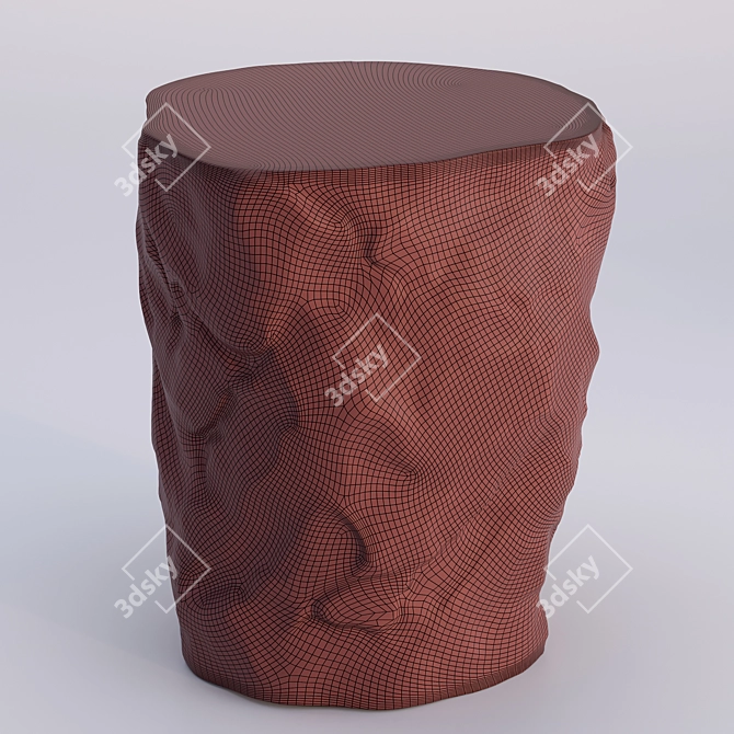 Dual Color Rock Side Tables 3D model image 6