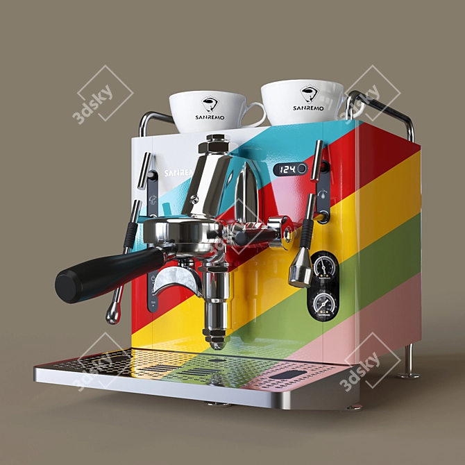 Sanremo CUBE R Espresso Machine 3D model image 3