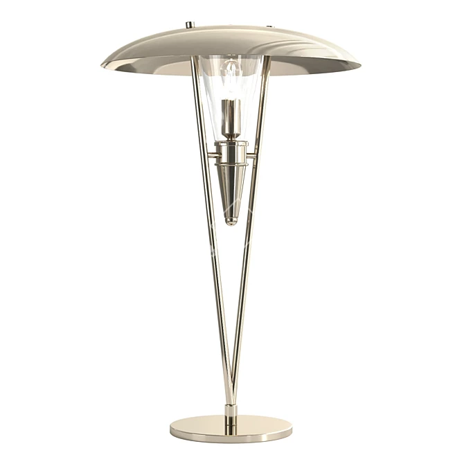 Marina Art Deco Table Lamp 3D model image 3