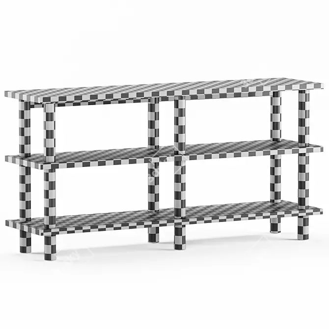 CAYMAN Bookcase Console: Stylish Organization 3D model image 6