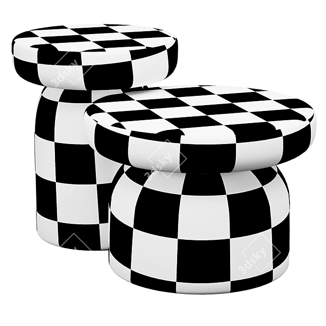 Contemporary Miniforms TOTOTÒ Table 3D model image 6