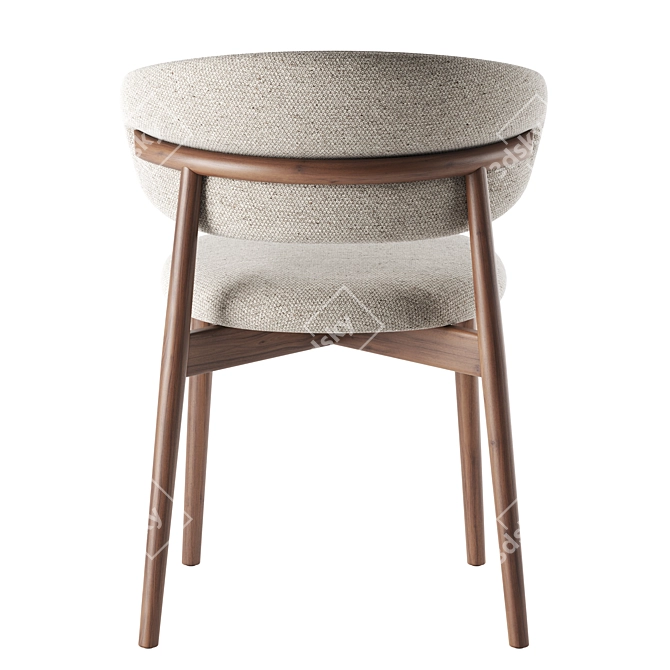 Sleek Oleandro Chair: V-Ray Ready 3D model image 6