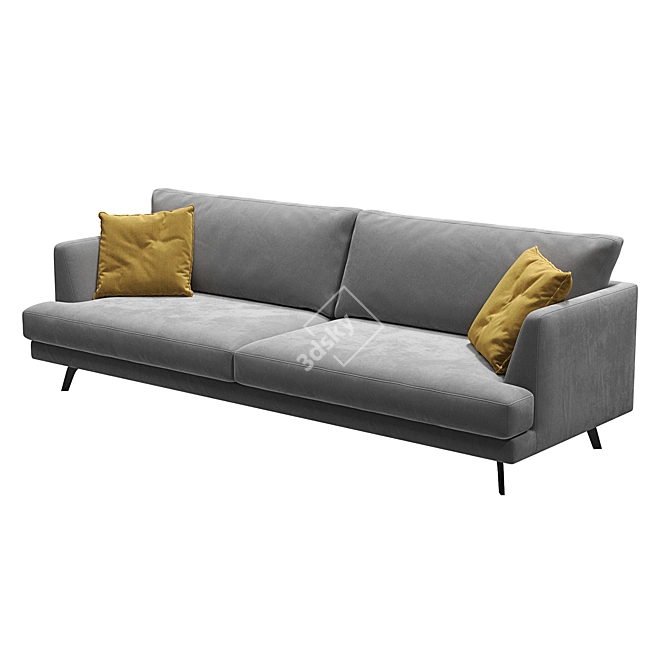 Kaza's James Sofa: Luxurious Comfort 3D model image 2