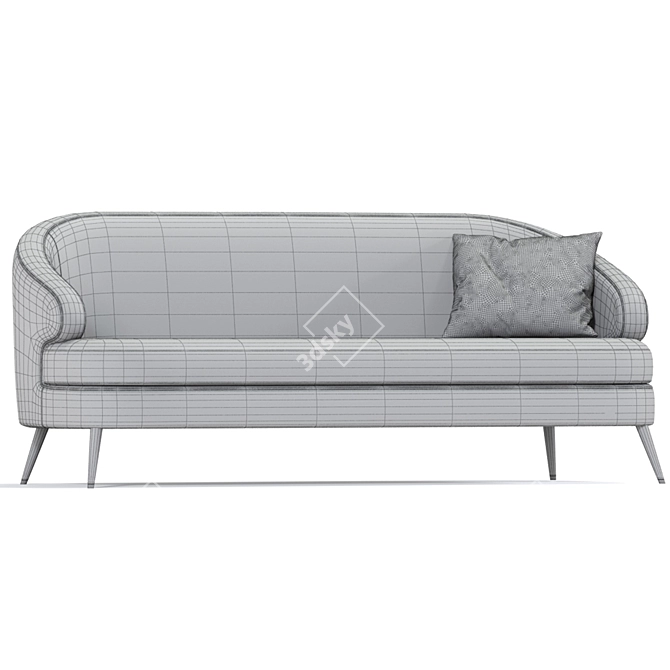 Luxury Xangai Sofa Set 3D model image 3