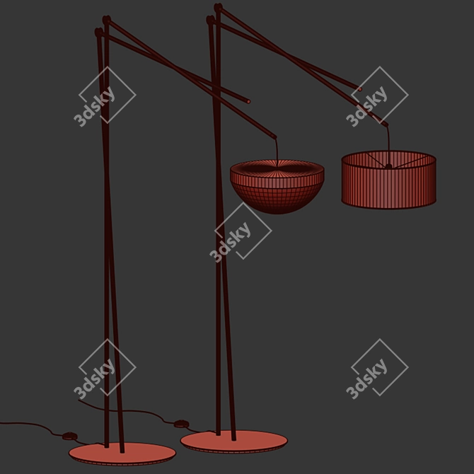 Modern Prandina Effimera Fl Light 3D model image 2