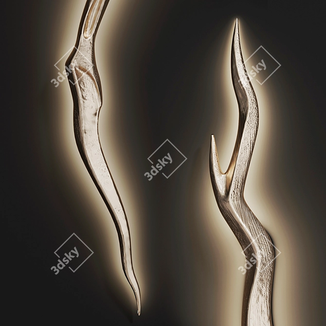 Modern Minimalist PATH Sconce 3D model image 2