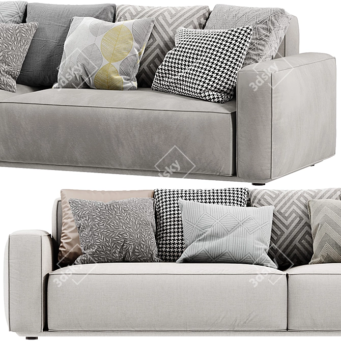 Sleek Arflex Marechiaro Sofa Design 3D model image 4