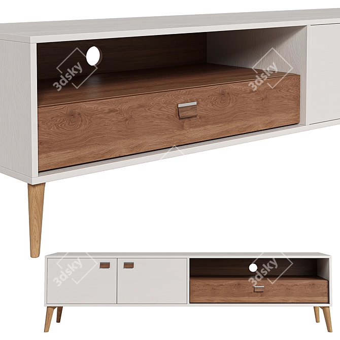 MAYER TV Stand Luxury Design 3D model image 2