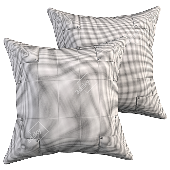 Elegant Pillow Set 625 3D model image 2