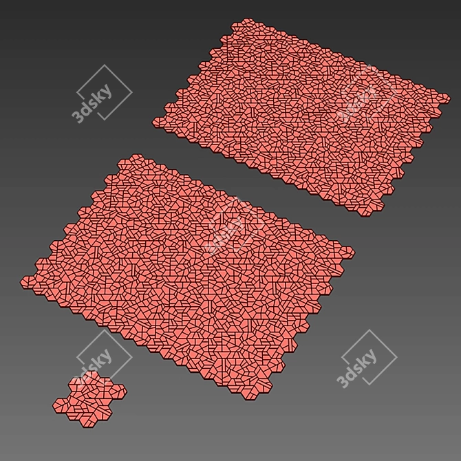 Polygon Decor Collection Set 3D model image 6
