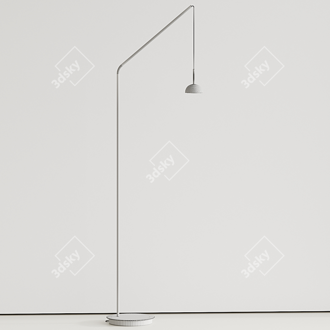 Elegant CUPOLINA Floor Lamp 3D model image 3