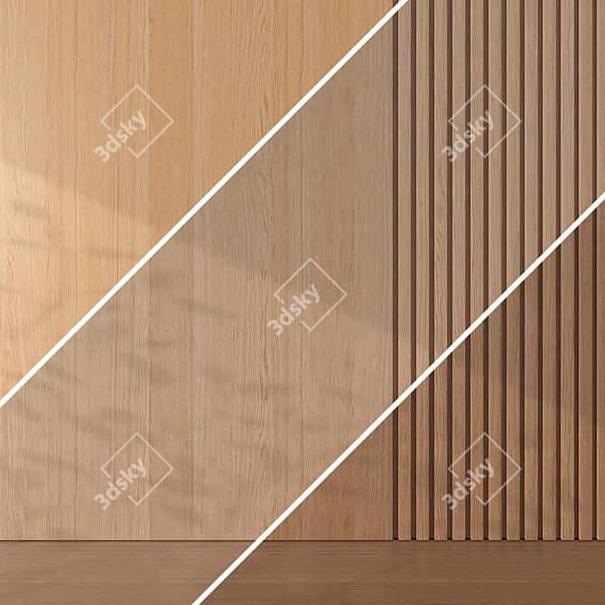 Oak Wood Texture Pack 083 3D model image 3