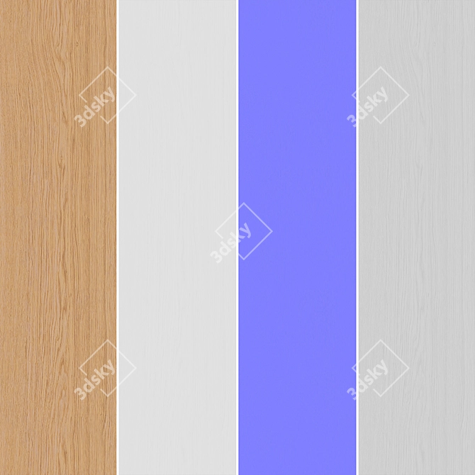 Oak Wood Texture Pack 083 3D model image 6