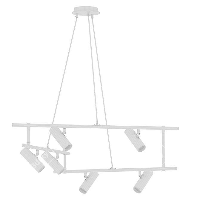 Modern Maytoni Rami Pendant Light 3D model image 2