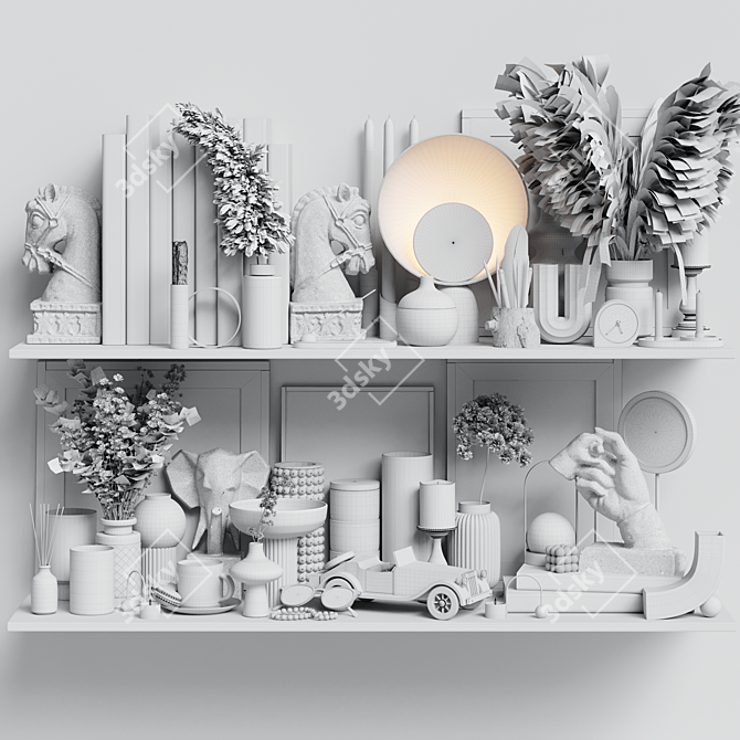  3D Decorative Set 46: Vray & Corona 3D model image 7