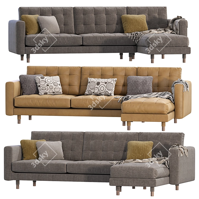 Elegant MORABO Sofa for Home 3D model image 3