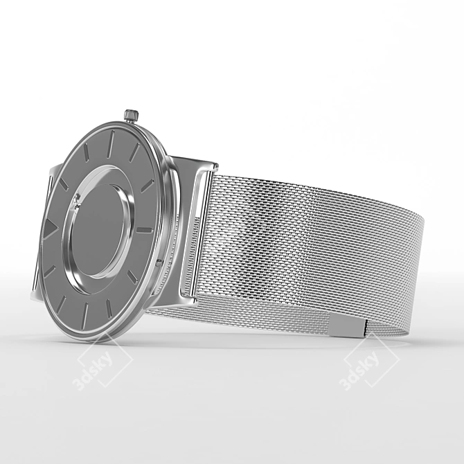 Magnetized Ball Bearings Wristwatch 3D model image 5