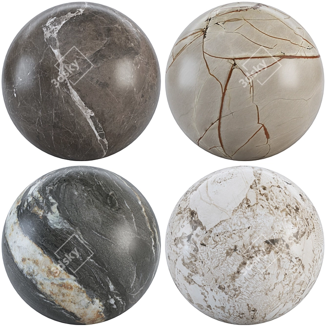 Marble Texture Collection 3D Models 3D model image 1