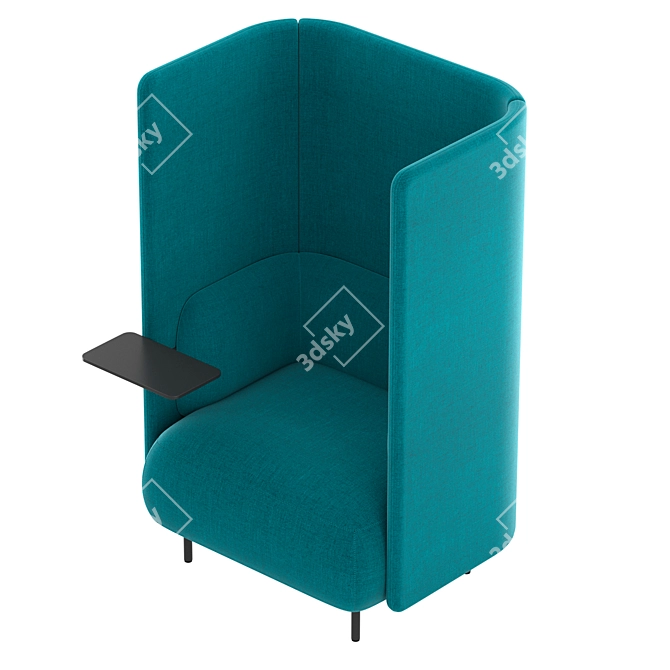 Ergonomic Office Chair Pedrali BuddyHub 3D model image 9