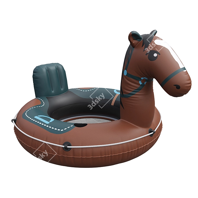 Luxury Horse Pool Float 3D model image 1