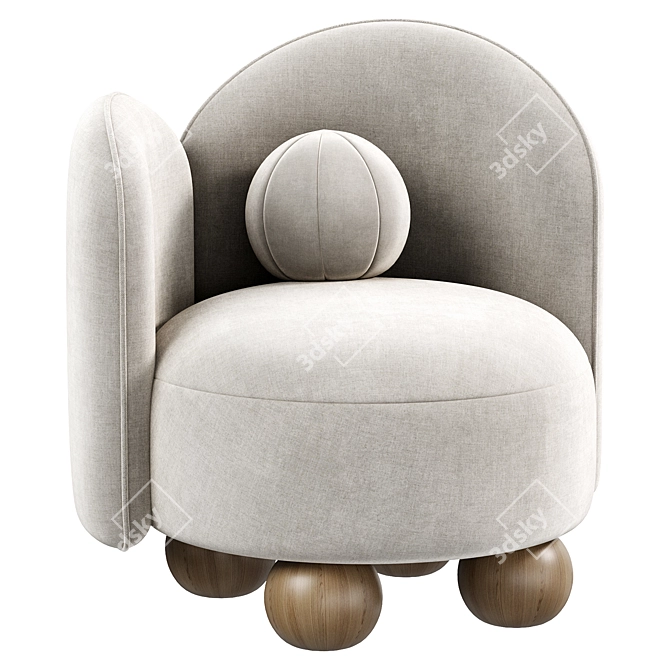  Manon Armchair - 3D Model (2015) 3D model image 2