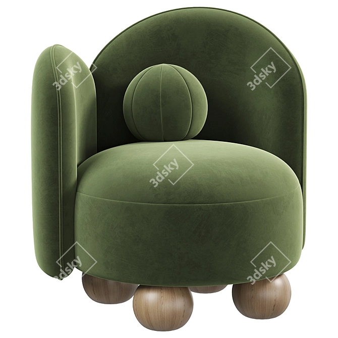  Manon Armchair - 3D Model (2015) 3D model image 3