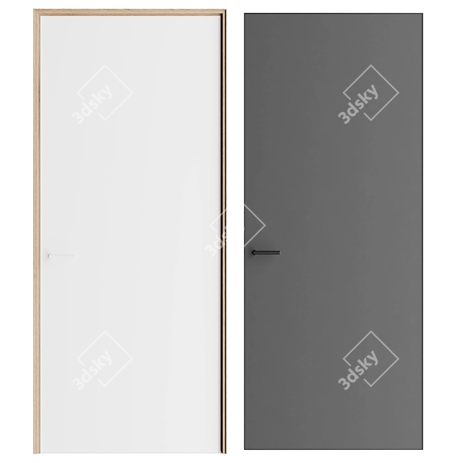 Hidden Mount Interior Door 3D model image 3