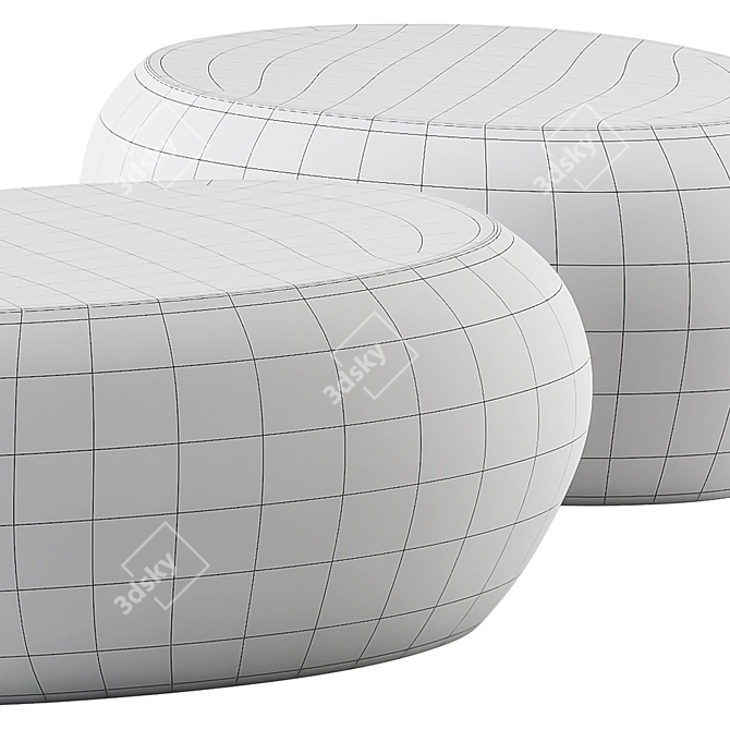 Urban Chic Turbosmooth Tables 3D model image 6