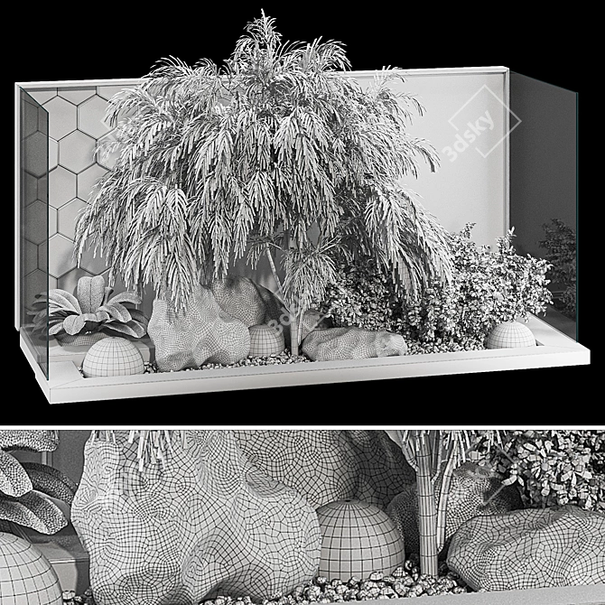 Decorative Garden Plant Collection Set 3D model image 7